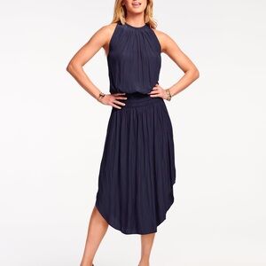 Audrey Smocked Midi Dress - M